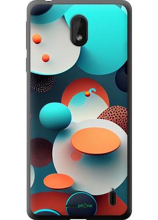 Чехол на nokia 1 plus горошек абстракция "5608u-1677-10746"