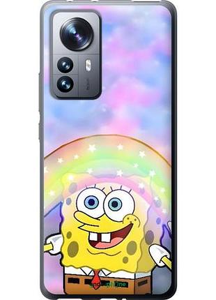 Чехол на xiaomi 12 pro спанч боб, sponge bob сяоми 12 про