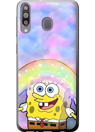 Чехол на samsung galaxy m30 спанч боб, sponge bob самсунг м30