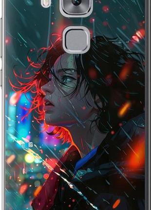 Чехол на huawei nova plus ночные огни "6096u-961-10746"