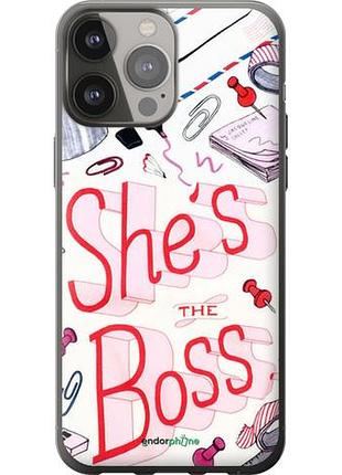 Чехол на iphone 13 pro max she's the boss "4254u-2371-10746"