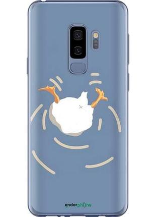 Чехол на samsung galaxy s9 plus смешная утка, гусь самсунг с9 плюс