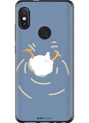 Чехол на xiaomi redmi note 5 смешная утка, гусь сяоми редми ноут 5