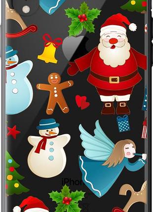Чехол на iphone xr новогодний 1 "4614u-1560-10746"
