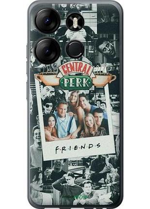 Чехол на tecno spark go 2023 bf7 друзья friends текно спарк гo 2023 бф7