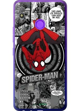 Чехол на tecno pop 4 bc2c человек паук, spiderman текно пop 4 бс2c