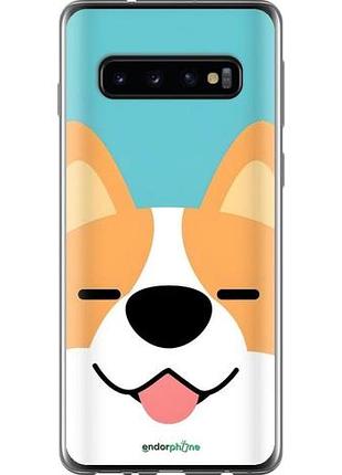 Чехол на samsung galaxy s10 забавный корги самсунг с10