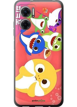 Чохол на xiaomi redmi note 11e бейбі шаркс