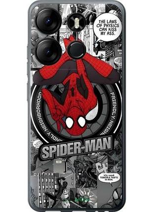 Чехол на infinix smart 7 человек паук, spiderman инфикс смарт 7