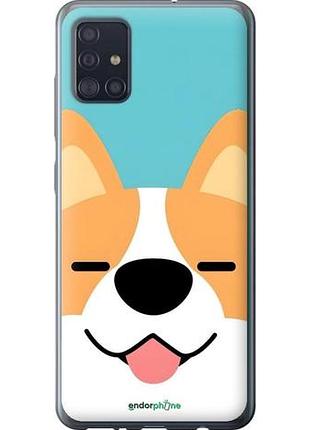 Чехол на samsung galaxy a51 2020 a515f забавный корги самсунг а51 2020 а515ф