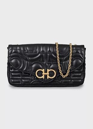 Salvatore ferragamo прямокутна сумка-кроссбоді зі шкіри