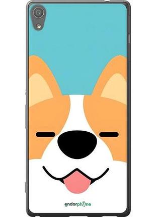 Чехол на sony xperia xa ultra dual f3212 забавный корги сони эксперия ха ультра дуал ф3212