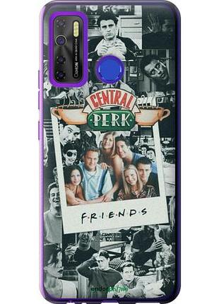 Чехол на tecno spark 5 pro kd7 друзья friends текно спарк 5 про кд7