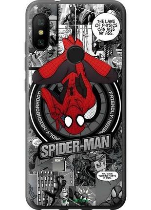 Чехол на xiaomi mi a2 lite человек паук, spiderman сяоми ми а2 лайт
