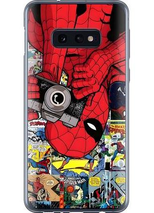 Чехол на samsung galaxy s10e человек паук, spiderman 2 самсунг с10e 2