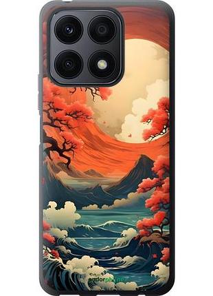Чехол на huawei honor x8a природа японии хуавей хонор х8a