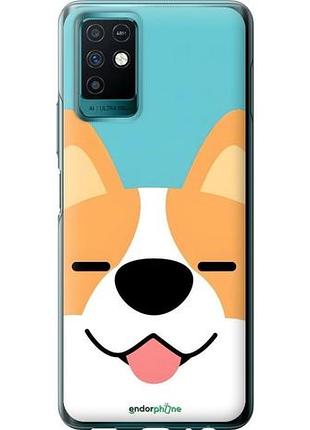Чехол на infinix note 10 забавный корги инфикс ноут 10