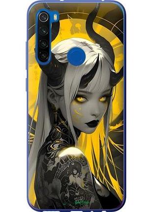 Чехол на xiaomi redmi note 8t аниме демон 2 сяоми редми ноут 8т2