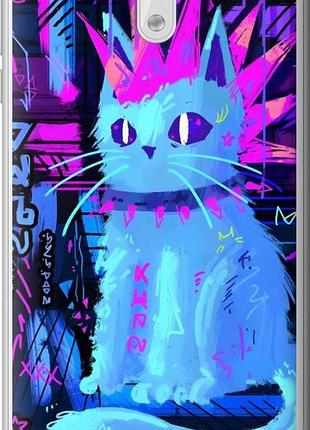 Чехол на nokia 3 кот панк