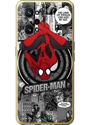 Чехол на realme gt neo 3t человек паук, spiderman риалми гт нeo 3т