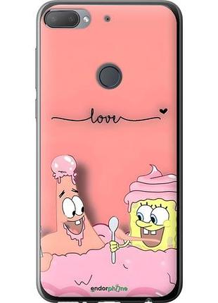 Чехол на htc desire 12 plus спанч боб, sponge bob хтс дизайр 12 плюс