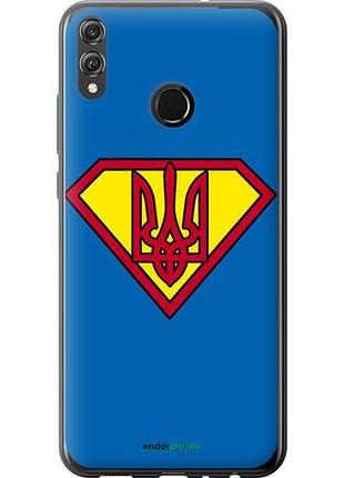 Чехол на huawei honor 8x супер тризуб "1164u-1596-10746"