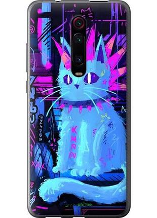 Чехол на xiaomi redmi k20 кот панк сяоми редми к20