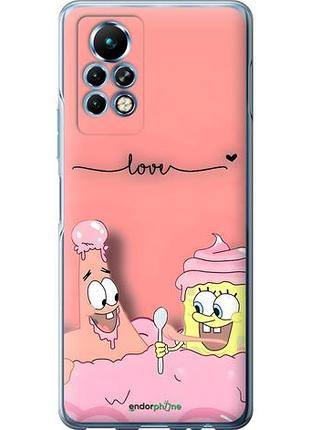Чехол на infinix note 11 pro спанч боб, sponge bob инфикс ноут 11 про