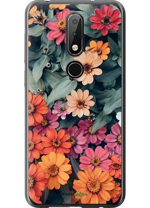Чехол на nokia 6.1 plus beauty flowers "4050u-1539-10746"