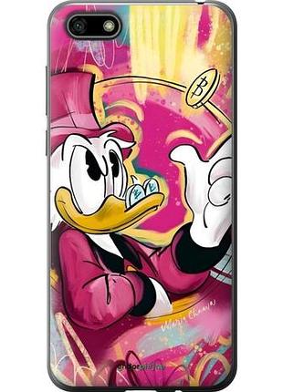 Чехол на huawei y5 2018 скрудж