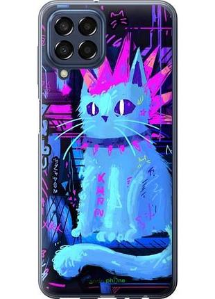 Чехол на samsung galaxy m33 m336b кот панк самсунг м33 м336б