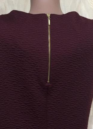 Стильное платье сарафан бордовое marks&spencer р.52 5