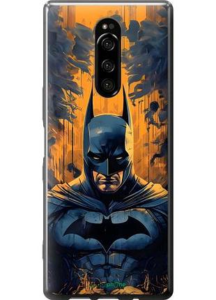 Чехол на sony xperia 1 j9110 бетмен, batman сони эксперия 1 й9110