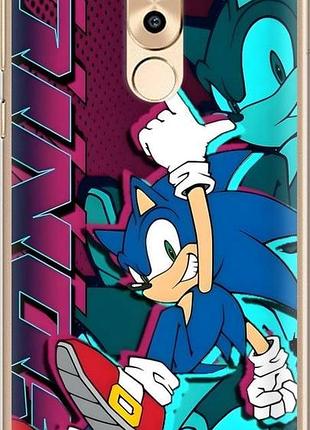 Чехол на huawei honor 6x соник sonic хуавей хонор 6х