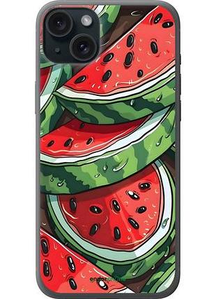Чехол на iphone 15 plus арбуз айфон 15 плюс