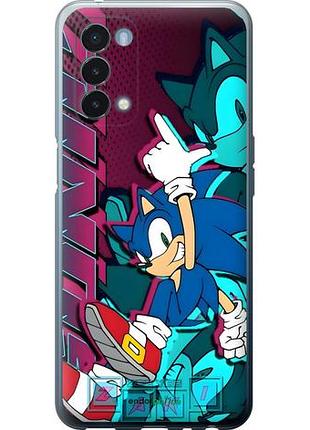 Чехол на oneplus nord n200 5g соник sonic 1+ норд н200 5г