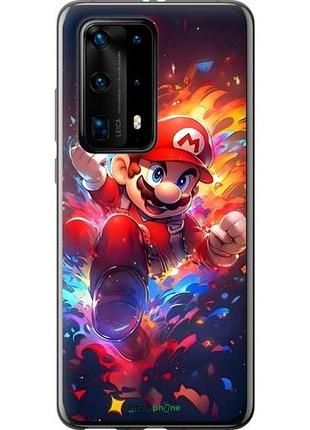 Чехол на huawei p40 pro plus супер марио хуавей п40 про плюс
