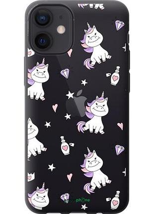 Чохол на iphone 12 mini єдиноріжок v2 "4703u-2071-10746"