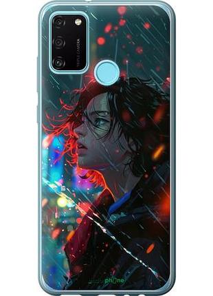 Чехол на huawei honor 9a ночные огни "6096u-1900-10746"
