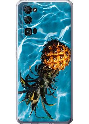 Чехол на huawei honor 30 pro ананас на воде "4384u-1920-10746"