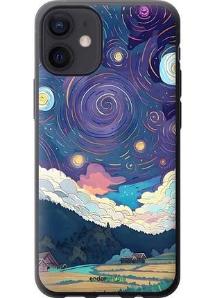 Чехол на iphone 12 mini креатинвый арт айфон 12 мини