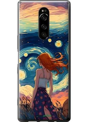Чохол на sony xperia 1 j9110 дівчина арт