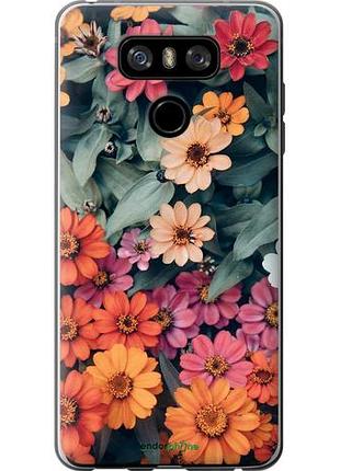 Чехол на lg g6 beauty flowers "4050u-836-10746"