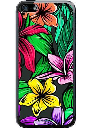 Чохол на iphone 5 тропічні квіти 1 "4753u-18-10746"