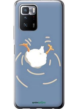 Чехол на xiaomi poco x3 gt смешная утка, гусь сяоми поко х3 гт