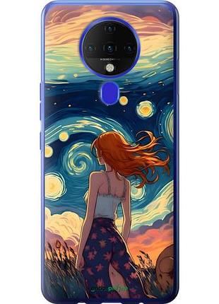 Чохол на tecno spark 6 ke7 дівчина арт