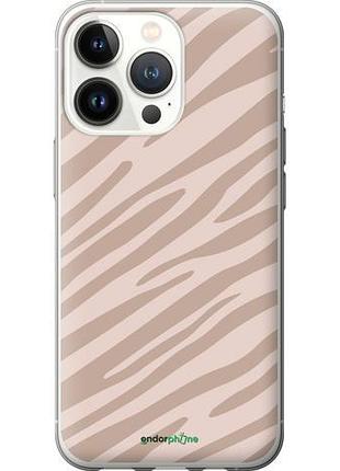 Чехол на iphone 13 pro зебра беж "4875u-2372-10746"