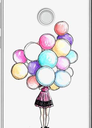 Чехол на huawei p8 lite (2017) шарики "4387u-777-10746"