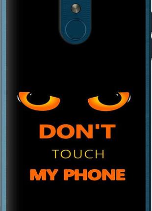 Чехол на lg k8 2018 don't touch the phone "4261u-1384-10746"