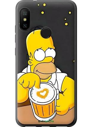Чехол на xiaomi redmi 6 pro гомер пиво сяоми редми 6 про